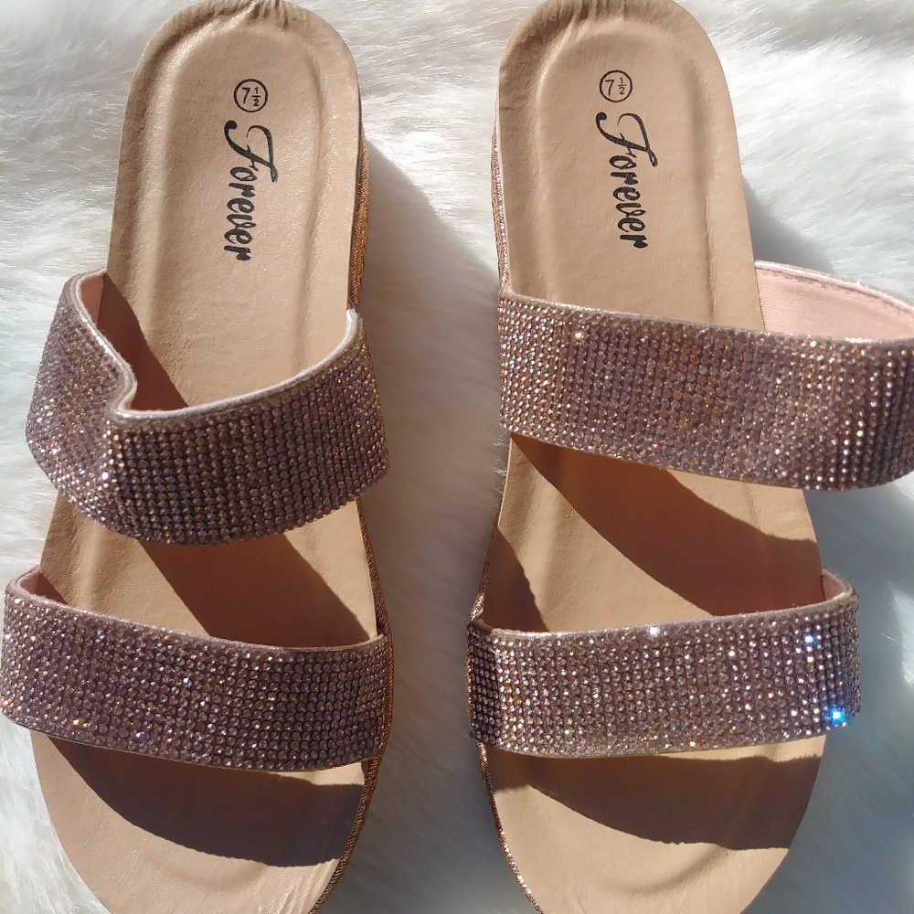 Forever Rhinestone Sandals